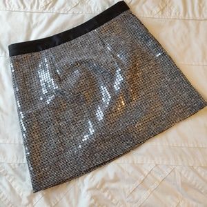 Avon - mark. Tweed Sequins Mini Skirt